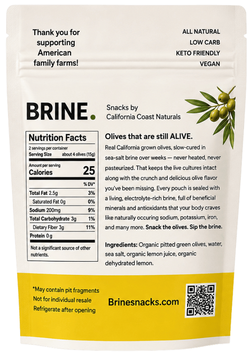 Lemon Citrus Olives - Pack of 10
