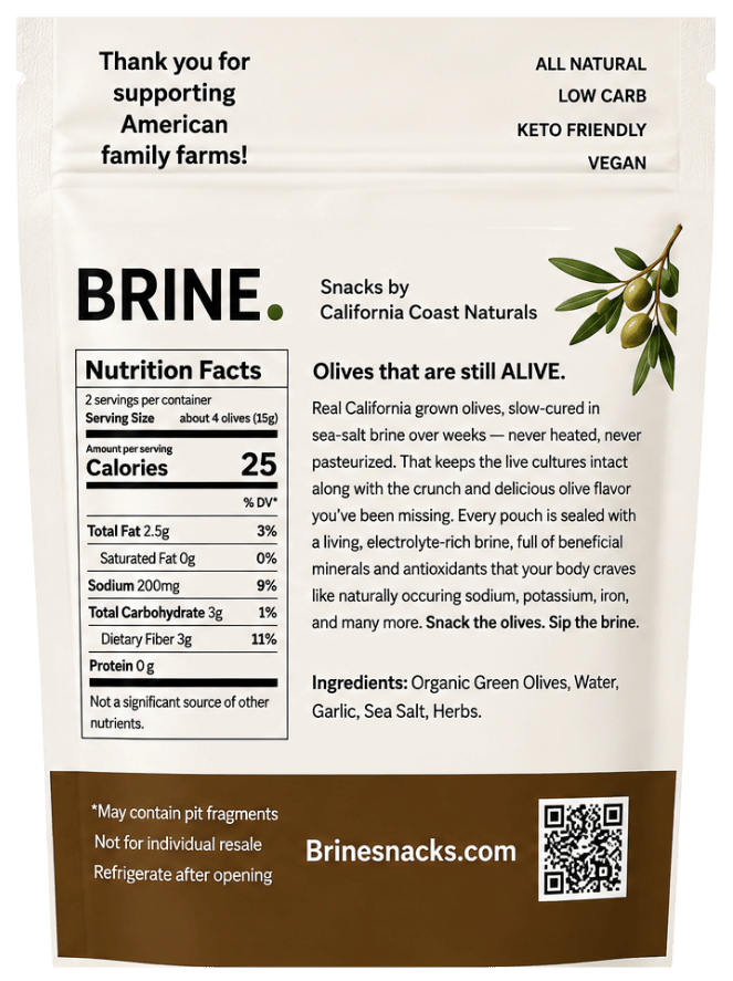 Garlic & Herb Olives - Pack of 10