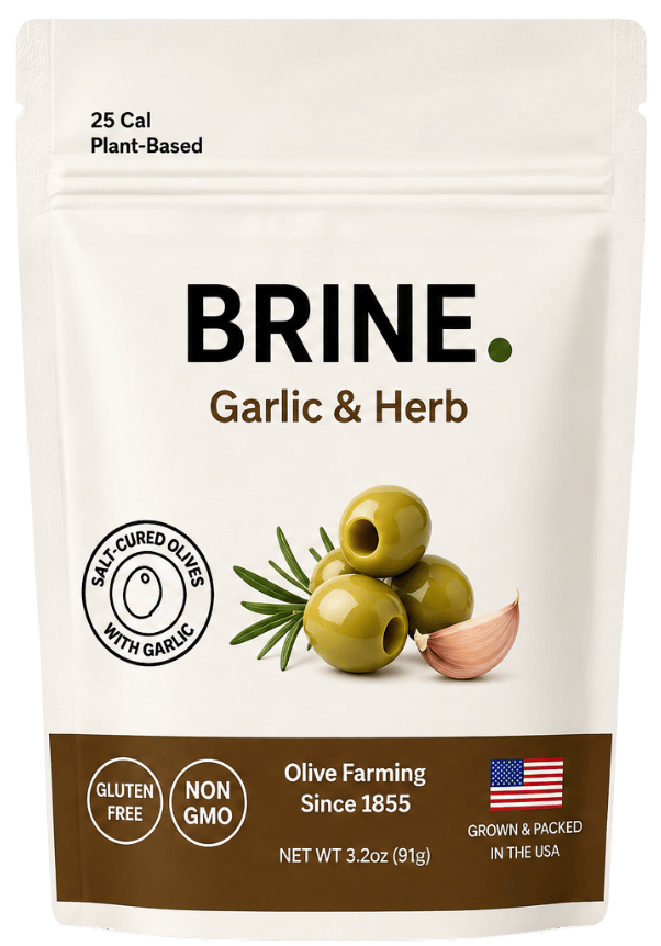 Garlic & Herb Olives - Pack of 10
